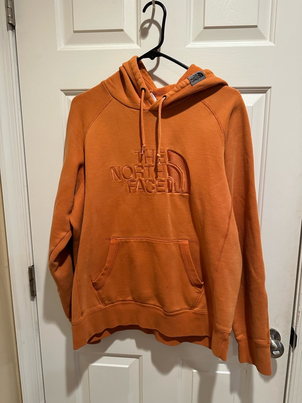 The North Face Men’s Half Dome Orange Pullover Embroider Logo Size Large